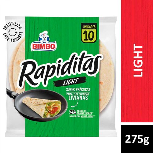 Tortillas Light Rapiditas 10 Un Bimbo