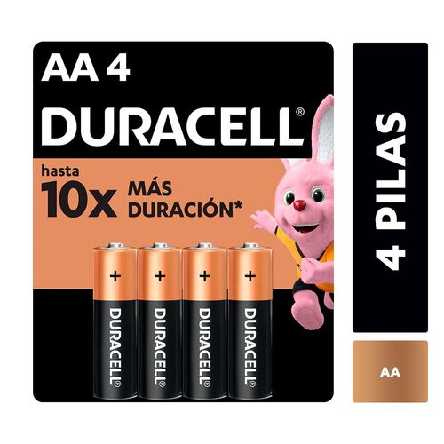 Pilas Alcalinas Aa Blister De 4 Un Duracell