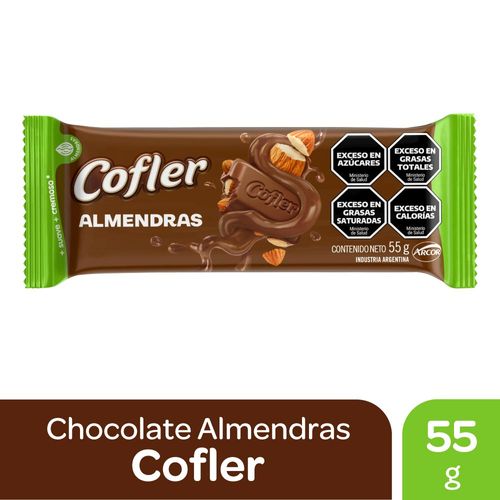 Chocolate Cofler Con Almendras 55 Gr