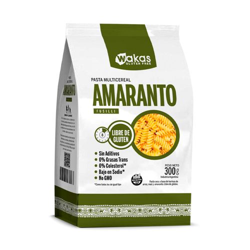 Pasta Multicereal Con Amaranto Wakas 250 Gr