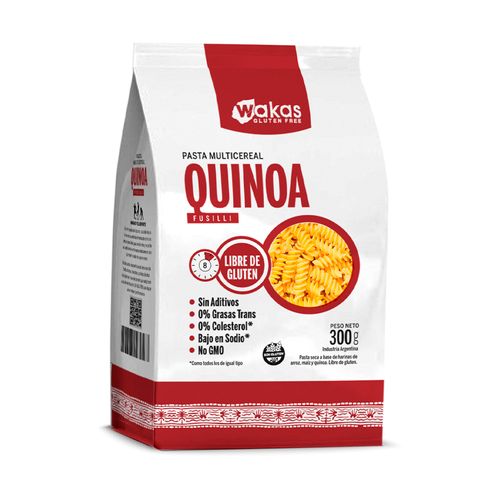 Pasta Multicereal Con Quinoa Wakas 250 Gr