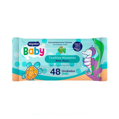 Toallitas Húmedas X48 Un Baby Algabo