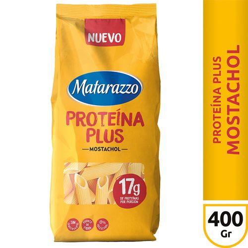 Fideos Protein Mostachol 400g Matarazzo