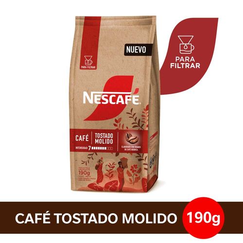 Café Tostado Y Molido Puro X 190 Gr Nescafe®