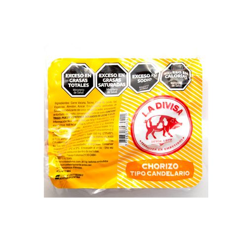 Chorizo Candelario Al Vacio X180 Grs - La Divisa