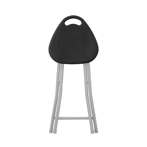 Silla Plegable Con Asa Negro Mdesign