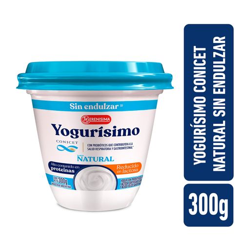 Yogur Natural Sin Azúcar Agregada 300 Gr Yogurisimo