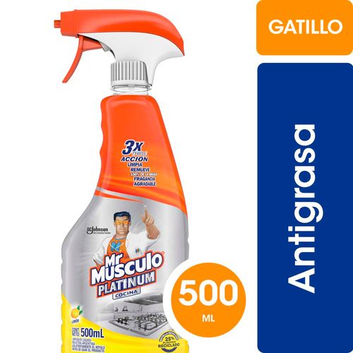 Limpiador De Cocina Extra Power Limón 500 Ml Mr Músculo
