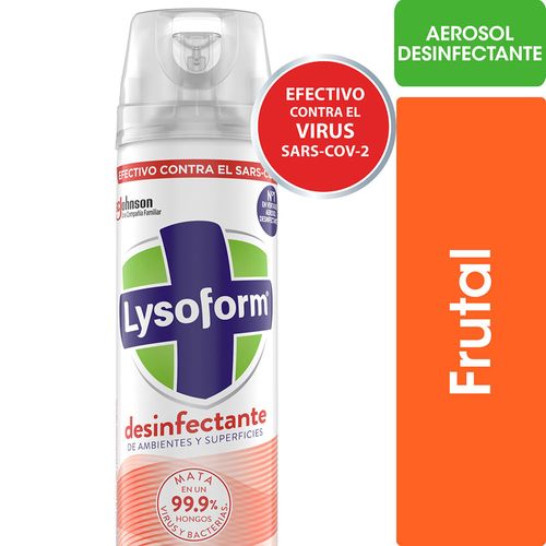 Desinfectante De Ambiente Aerosol Frutal 360 Ml Lysoform