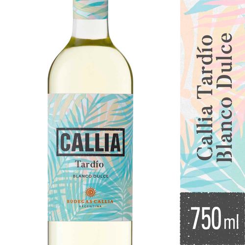 Vino Callia Tardio Blanco 750 Ml