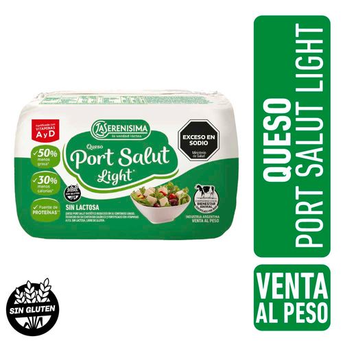 Queso Port Salut Ls S/lactosa Paq 1kg