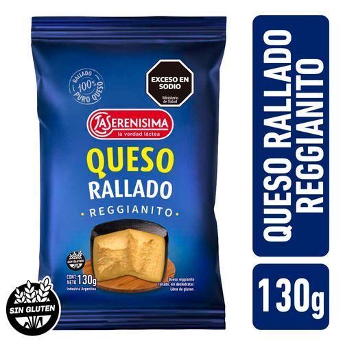 Queso Reggianito Rallado La Serenisima 130 Gr