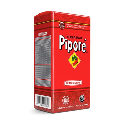 Yerba Pipore Con Palo Tradicional Clasica 500