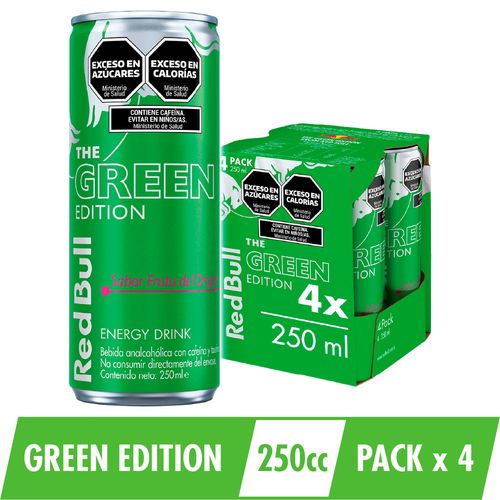 Energizante Green 250 Ml Fourpack - 4 Un Red Bull