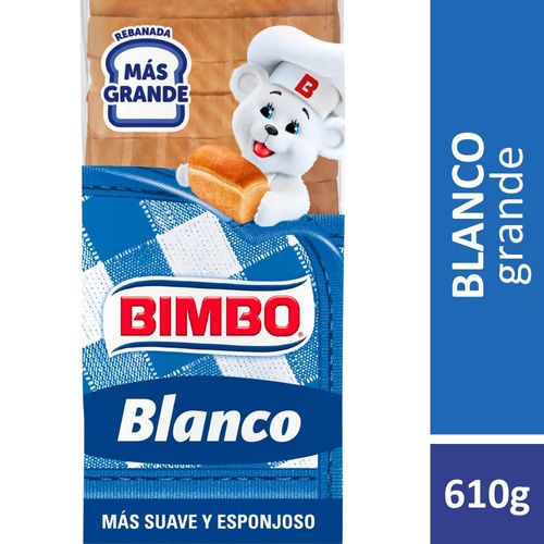 Pan Blanco 610 Grs Bimbo