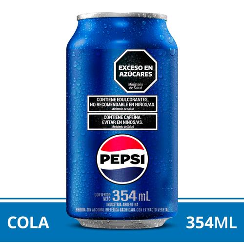 Gaseosa Pepsi  Lata 354ml X 1u