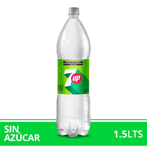 Gaseosa 7 Up Sin Azucar 1.5lt