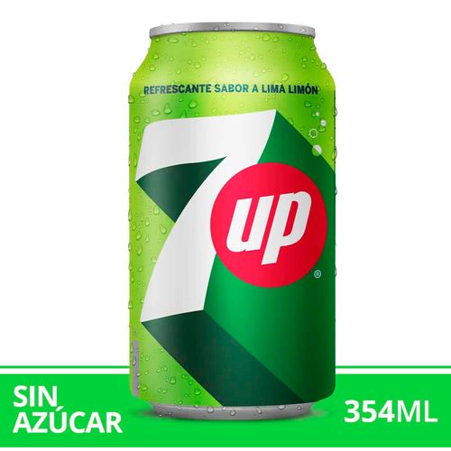 Gaseosa 7 Up Sin Azucar 354cc