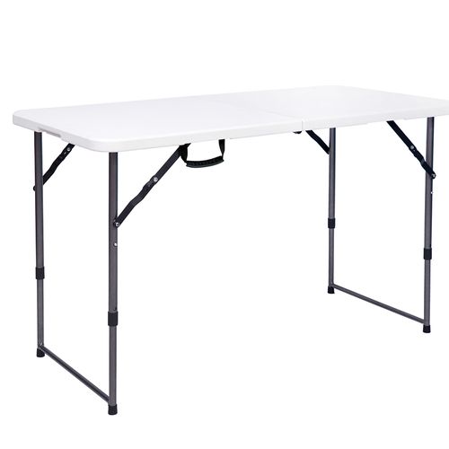 Mesa Rectangular Plegable Blanca 120cm Alpes