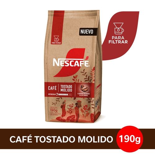 Café Tostado Y Molido Puro X 190 Gr Nescafe®