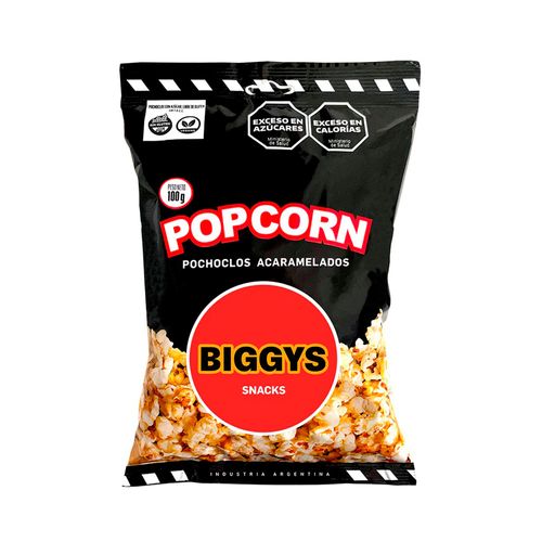 Pochoclos Acaramelados 100 Gr Biggys