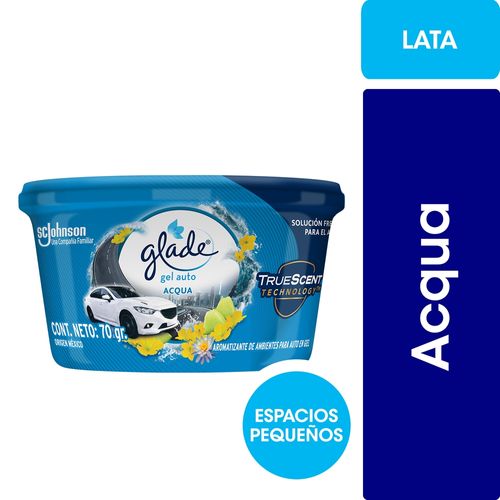 Aromatizante Mini Gel Auto Acqua 70 Gr Glade