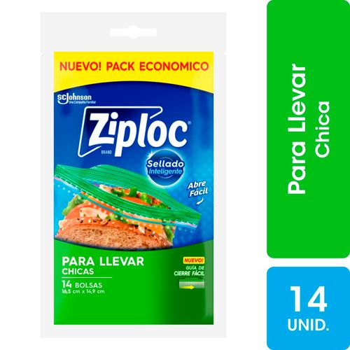 Bolsas Herméticas Para Llevar Chica 14 Un Ziploc