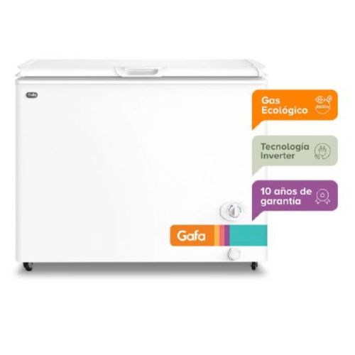 Freezer Inverter Blanco 280 Lts Fghi300b-l Gafa