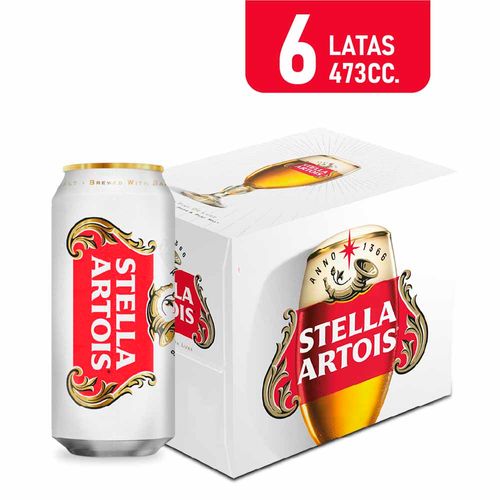 Cerveza Rubia X 6 Un Stella Artois