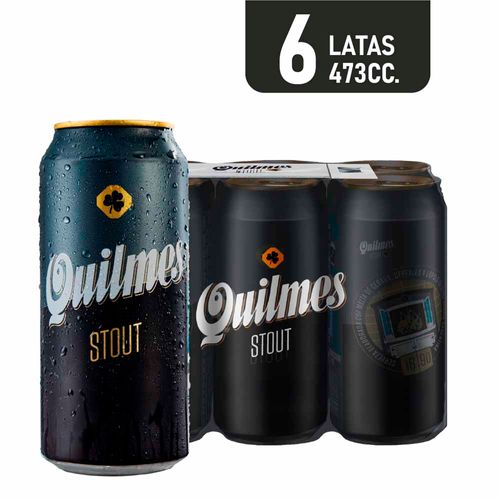 Cerveza Quilmes Stout 473cc Sixpack