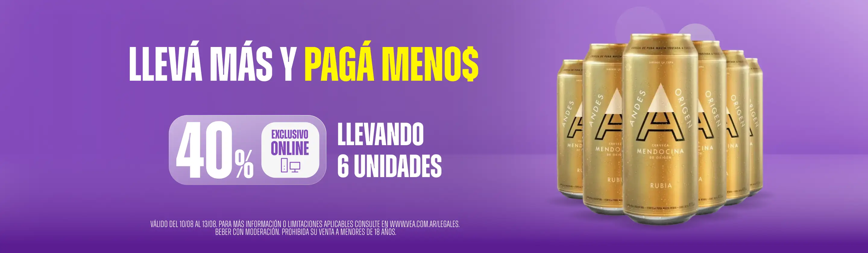 Llevá más y pagá menos