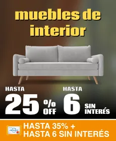 Hasta 25% y Hasta 6CSI en Muebles de interior | Hot Sale Vea