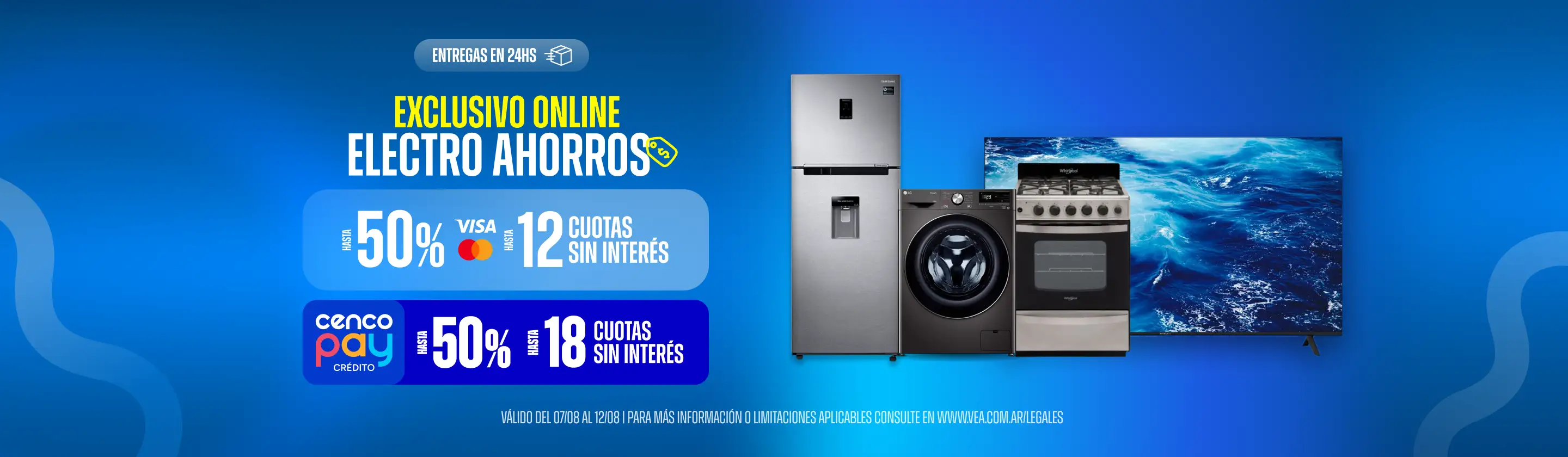 Hasta 50% en Electro