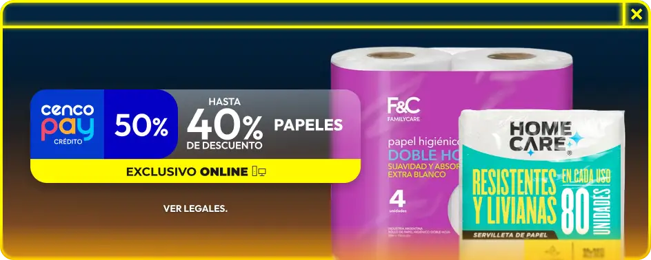Hasta 40% en Papeles