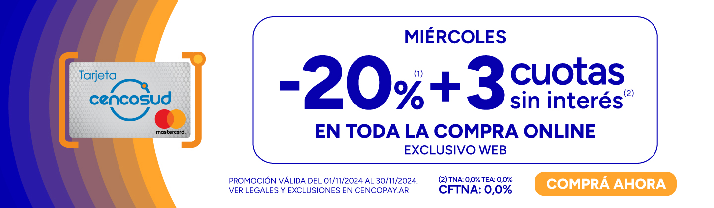 Tarjeta Cencosud - exclusivo online