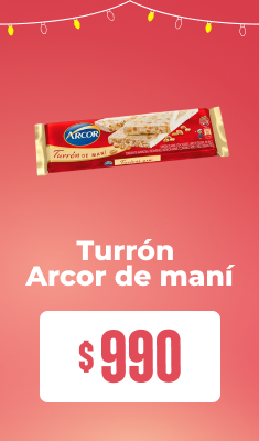 Turrón Arcor de maní