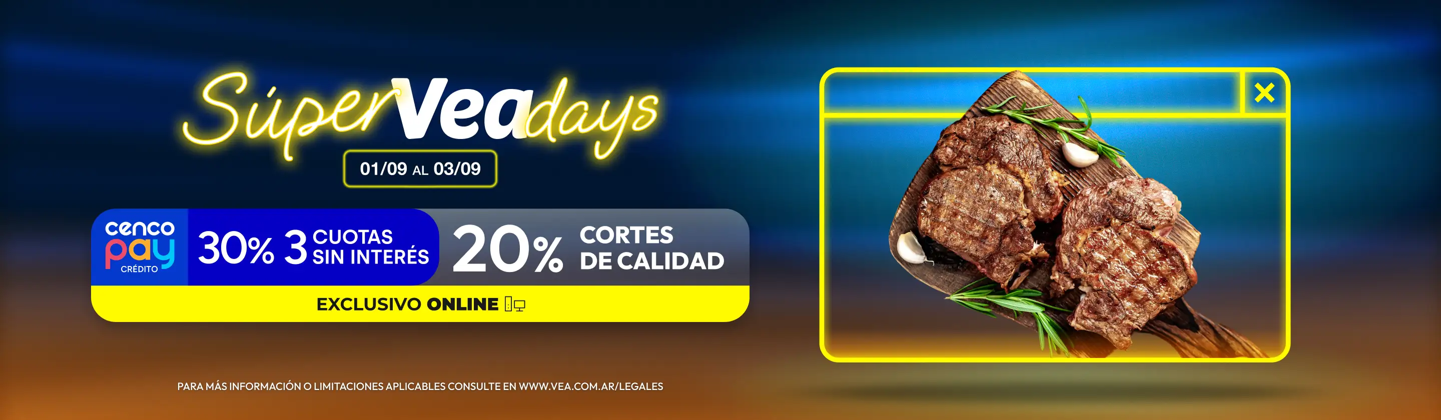 20% en Carnes | Super Vea Days
