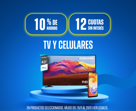 10% y 12 CSI en TV y Celulares