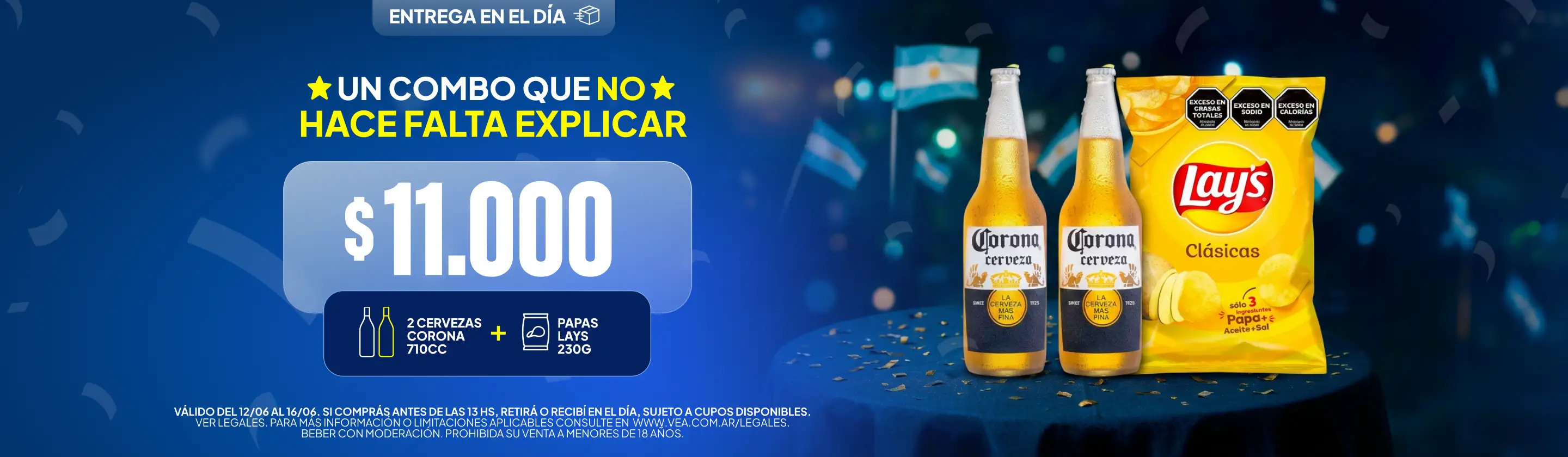 Combo Corona + Lays
