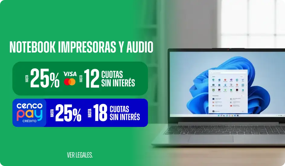 Hasta 35% en Audio y más