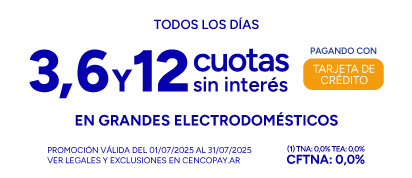 3, 6 y 12CSI en Grandes Electros
