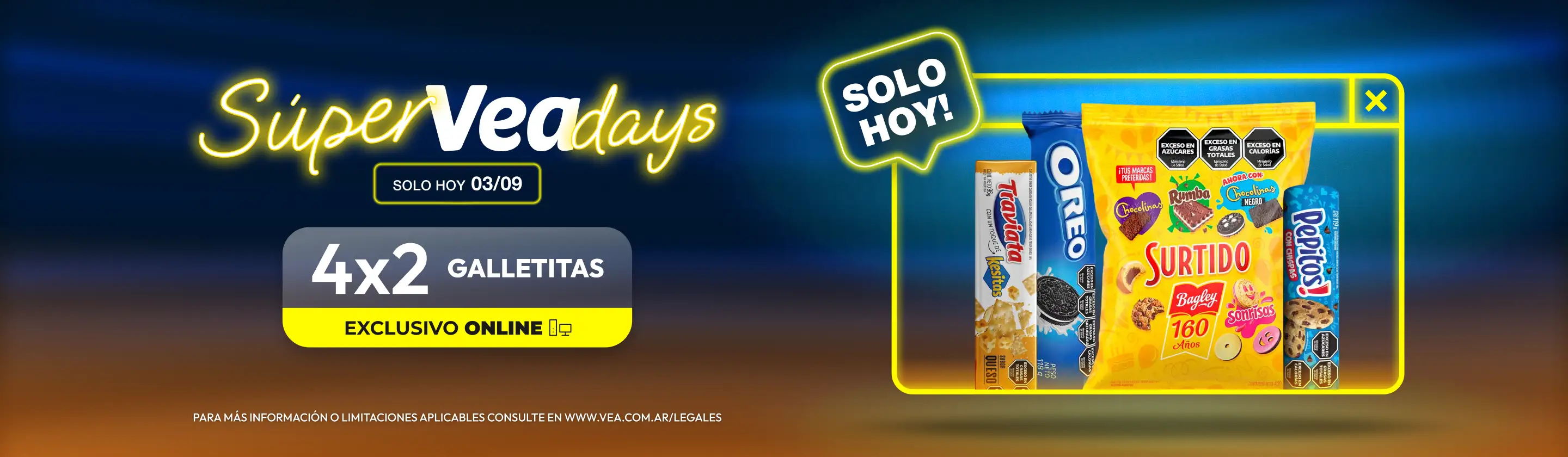 4x2 en  Galletitas