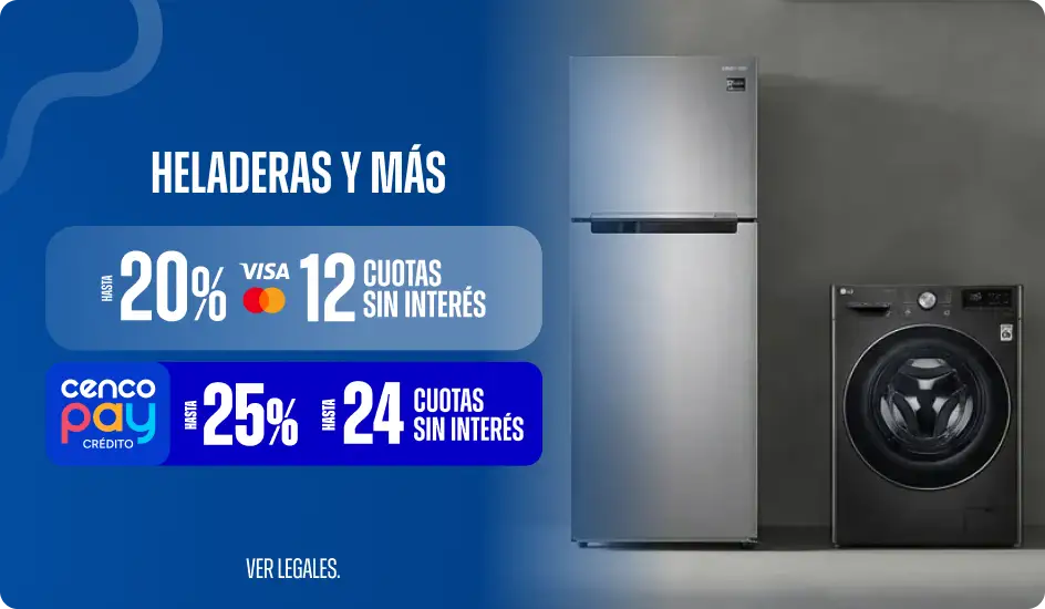 Heladeras, Lavarropas y más