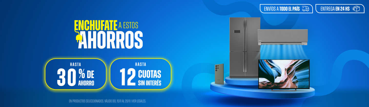 Hasta 30% y 12 CSI en Electros