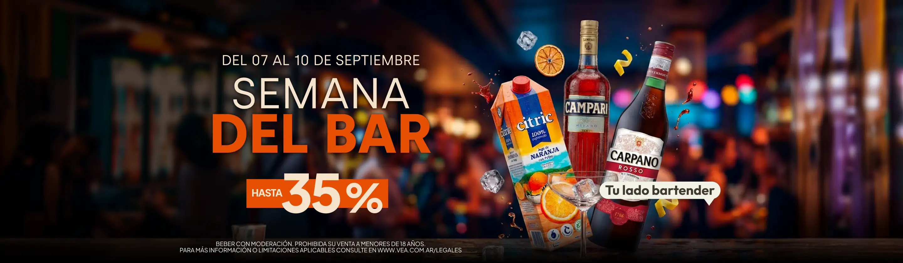 COCKTAIL WEEK HASTA 35%