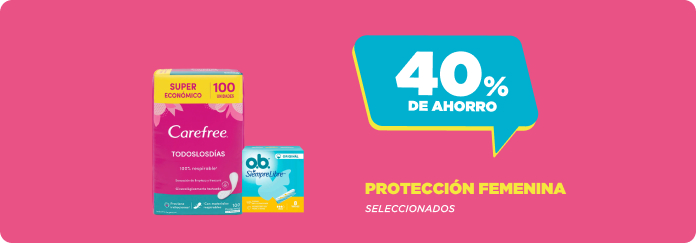 Vea | 40% en Protección Femenina