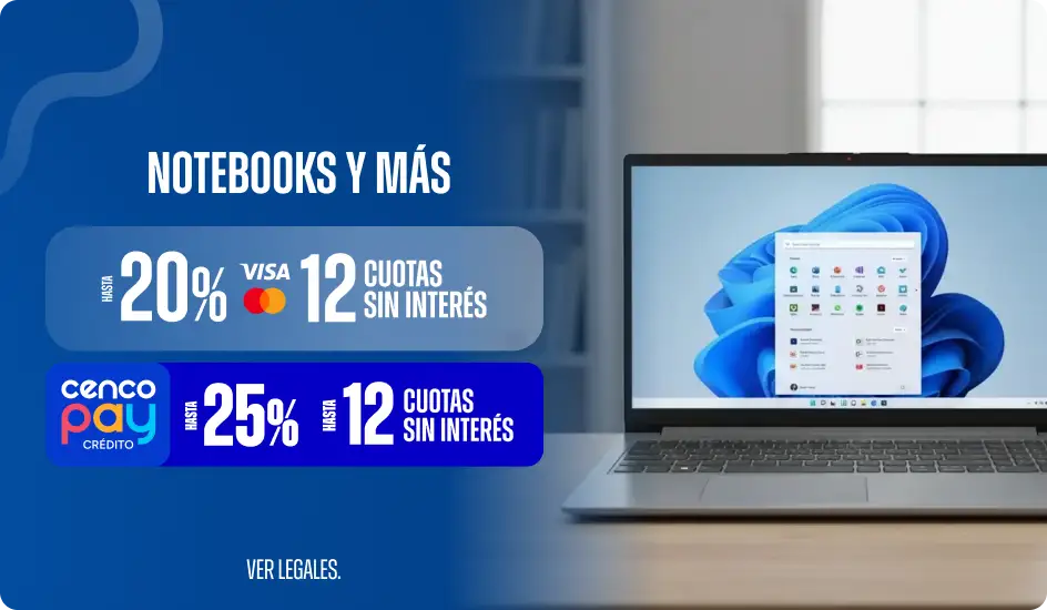Notebooks, Celulares y más