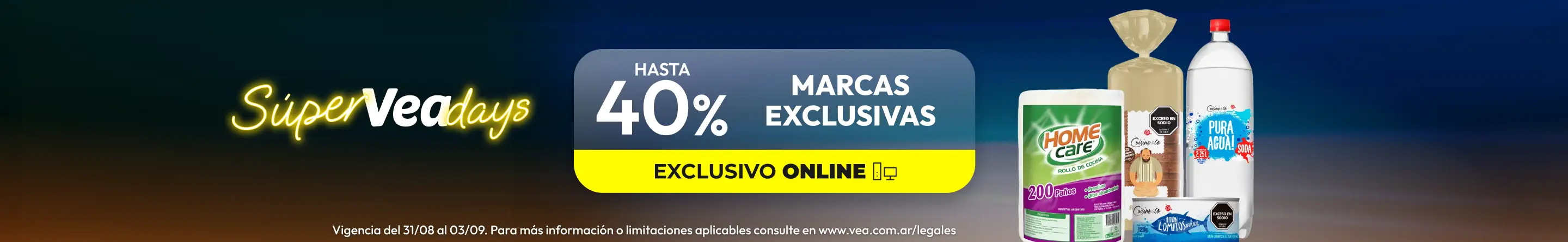 Hasta 40% en Marca Propia